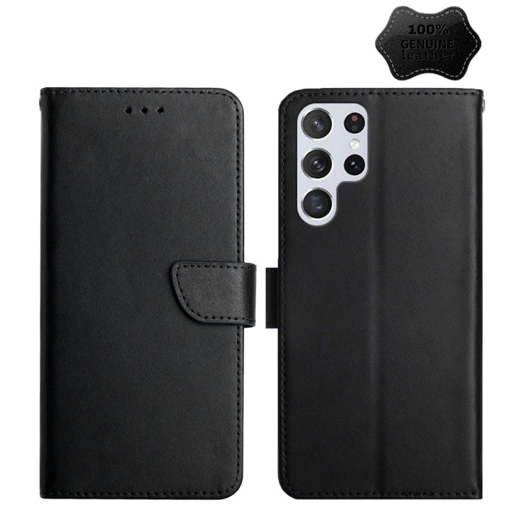 Genuine Leather Fingerprint-proof Horizontal Flip Phone Case, For Samsung Galaxy Note20 Ultra, For Samsung Galaxy S10, For Samsung Galaxy S10e, For Samsung Galaxy S10+, For Samsung Galaxy S20, For Samsung Galaxy S20 FE, For Samsung Galaxy S20+         ...