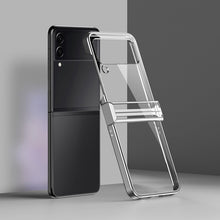 Load image into Gallery viewer, Electroplated Transparent PC Phone Case, For Samsung Galaxy Z Flip3 5G