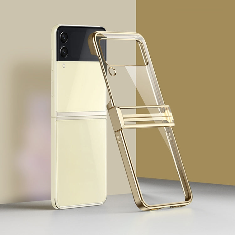 Electroplated Transparent PC Phone Case, For Samsung Galaxy Z Flip3 5G