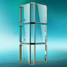 Load image into Gallery viewer, Electroplated Transparent PC Phone Case, For Samsung Galaxy Z Flip3 5G