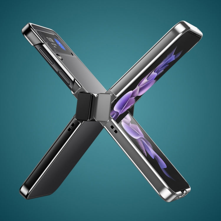 Electroplated Transparent PC Phone Case, For Samsung Galaxy Z Flip3 5G