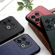 Load image into Gallery viewer, Accurate Hole Litchi Texture Genuine Leather Phone Case, For OnePlus 10 Pro, For Google Pixel 7, For Google Pixel 7 Pro, For Samsung Galaxy A73 5G