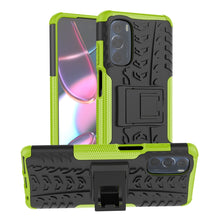 Load image into Gallery viewer, Tire Texture TPU + PC Phone Case with Holder, For Motorola Moto G Stylus 2022 4G, For Samsung Galaxy A03S 2022 165.8mm US