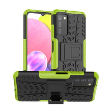 Load image into Gallery viewer, Tire Texture TPU + PC Phone Case with Holder, For Motorola Moto G Stylus 2022 4G, For Samsung Galaxy A03S 2022 165.8mm US