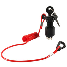 Load image into Gallery viewer, BRP Side Control Ignition Switch Key with Lanyard 5005801 for Johnson Evinrude, A6630