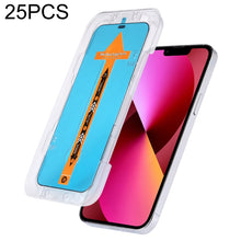 Load image into Gallery viewer, For iPhone 17e / 16e / 13 / 13 Pro 25pcs Fast Attach Dust-proof Anti-static Tempered Glass Film, For iPhone 13 mini (25PCS), For iPhone 17e / 16e / 13 / 13 Pro (25PCS), For iPhone 13 Pro Max (25PCS), For iPhone 12 mini(25PCS)                           ...