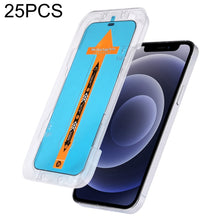Load image into Gallery viewer, For iPhone 17e / 16e / 13 / 13 Pro 25pcs Fast Attach Dust-proof Anti-static Tempered Glass Film, For iPhone 13 mini (25PCS), For iPhone 17e / 16e / 13 / 13 Pro (25PCS), For iPhone 13 Pro Max (25PCS), For iPhone 12 mini(25PCS)                           ...