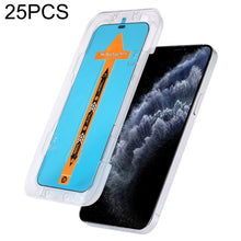 Load image into Gallery viewer, For iPhone 17e / 16e / 13 / 13 Pro 25pcs Fast Attach Dust-proof Anti-static Tempered Glass Film, For iPhone 13 mini (25PCS), For iPhone 17e / 16e / 13 / 13 Pro (25PCS), For iPhone 13 Pro Max (25PCS), For iPhone 12 mini(25PCS)                           ...
