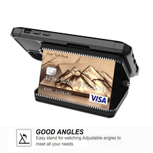 Load image into Gallery viewer, Zipper Wallet Card Bag PU Back Case, For iPhone 12 mini, For iPhone 12 / 12 Pro, For iPhone 12 Pro Max, For iPhone 11 Pro, For iPhone 11 Pro Max, For iPhone XR, For iPhone XS Max, For iPhone SE 2022 / SE 2020 / 7 / 8 / 6 / 6s                           ...