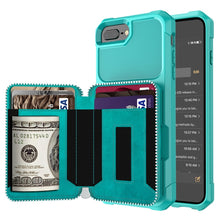 Load image into Gallery viewer, Zipper Wallet Card Bag PU Back Case, For iPhone 12 mini, For iPhone 12 / 12 Pro, For iPhone 12 Pro Max, For iPhone 11 Pro, For iPhone 11 Pro Max, For iPhone XR, For iPhone XS Max, For iPhone SE 2022 / SE 2020 / 7 / 8 / 6 / 6s                           ...