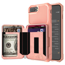 Load image into Gallery viewer, Zipper Wallet Card Bag PU Back Case, For iPhone 12 mini, For iPhone 12 / 12 Pro, For iPhone 12 Pro Max, For iPhone 11 Pro, For iPhone 11 Pro Max, For iPhone XR, For iPhone XS Max, For iPhone SE 2022 / SE 2020 / 7 / 8 / 6 / 6s                           ...