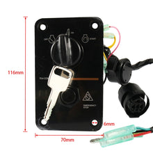 Load image into Gallery viewer, Outboard / Yacht Single Engine Key Switch Panel Kit for Yamaha 704-82570-08-00, 704-82570-08-00