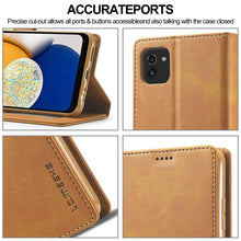 Load image into Gallery viewer, LC.IMEEKE Calf Texture Leather Phone Case, For Samsung Galaxy A03 164mm, For Xiaomi 12/12X/12S