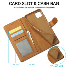 Load image into Gallery viewer, LC.IMEEKE Calf Texture Leather Phone Case, For Samsung Galaxy A03 164mm, For Xiaomi 12/12X/12S