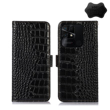 Load image into Gallery viewer, Crocodile Top Layer Cowhide Leather Phone Case, For Xiaomi Redmi 10C / 10 India, For Xiaomi Redmi K40S, For Xiaomi Redmi K50 / K50 Pro, For Xiaomi Redmi K50 Gaming, For Xiaomi Redmi Note 11 4G/11S 4G Global, For Xiaomi Redmi Note 11 Pro 4G / 5G Global ...