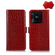 Load image into Gallery viewer, Crocodile Top Layer Cowhide Leather Phone Case, For Xiaomi Redmi 10C / 10 India, For Xiaomi Redmi K40S, For Xiaomi Redmi K50 / K50 Pro, For Xiaomi Redmi K50 Gaming, For Xiaomi Redmi Note 11 4G/11S 4G Global, For Xiaomi Redmi Note 11 Pro 4G / 5G Global ...
