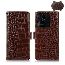 Load image into Gallery viewer, Crocodile Top Layer Cowhide Leather Phone Case, For Xiaomi Redmi 10C / 10 India, For Xiaomi Redmi K40S, For Xiaomi Redmi K50 / K50 Pro, For Xiaomi Redmi K50 Gaming, For Xiaomi Redmi Note 11 4G/11S 4G Global, For Xiaomi Redmi Note 11 Pro 4G / 5G Global ...