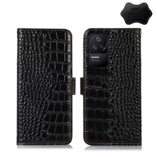 Load image into Gallery viewer, Crocodile Top Layer Cowhide Leather Phone Case, For Xiaomi Redmi 10C / 10 India, For Xiaomi Redmi K40S, For Xiaomi Redmi K50 / K50 Pro, For Xiaomi Redmi K50 Gaming, For Xiaomi Redmi Note 11 4G/11S 4G Global, For Xiaomi Redmi Note 11 Pro 4G / 5G Global ...