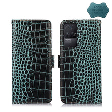 Load image into Gallery viewer, Crocodile Top Layer Cowhide Leather Phone Case, For Xiaomi Redmi 10C / 10 India, For Xiaomi Redmi K40S, For Xiaomi Redmi K50 / K50 Pro, For Xiaomi Redmi K50 Gaming, For Xiaomi Redmi Note 11 4G/11S 4G Global, For Xiaomi Redmi Note 11 Pro 4G / 5G Global ...