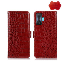Load image into Gallery viewer, Crocodile Top Layer Cowhide Leather Phone Case, For Xiaomi Redmi 10C / 10 India, For Xiaomi Redmi K40S, For Xiaomi Redmi K50 / K50 Pro, For Xiaomi Redmi K50 Gaming, For Xiaomi Redmi Note 11 4G/11S 4G Global, For Xiaomi Redmi Note 11 Pro 4G / 5G Global ...