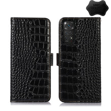 Load image into Gallery viewer, Crocodile Top Layer Cowhide Leather Phone Case, For Xiaomi Redmi 10C / 10 India, For Xiaomi Redmi K40S, For Xiaomi Redmi K50 / K50 Pro, For Xiaomi Redmi K50 Gaming, For Xiaomi Redmi Note 11 4G/11S 4G Global, For Xiaomi Redmi Note 11 Pro 4G / 5G Global ...