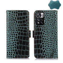 Load image into Gallery viewer, Crocodile Top Layer Cowhide Leather Phone Case, For Xiaomi Redmi 10C / 10 India, For Xiaomi Redmi K40S, For Xiaomi Redmi K50 / K50 Pro, For Xiaomi Redmi K50 Gaming, For Xiaomi Redmi Note 11 4G/11S 4G Global, For Xiaomi Redmi Note 11 Pro 4G / 5G Global ...