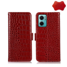 Load image into Gallery viewer, Crocodile Top Layer Cowhide Leather Phone Case, For Xiaomi Redmi 10C / 10 India, For Xiaomi Redmi K40S, For Xiaomi Redmi K50 / K50 Pro, For Xiaomi Redmi K50 Gaming, For Xiaomi Redmi Note 11 4G/11S 4G Global, For Xiaomi Redmi Note 11 Pro 4G / 5G Global ...
