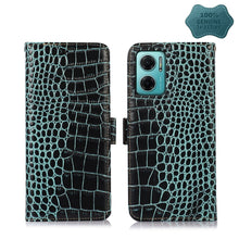 Load image into Gallery viewer, Crocodile Top Layer Cowhide Leather Phone Case, For Xiaomi Redmi 10C / 10 India, For Xiaomi Redmi K40S, For Xiaomi Redmi K50 / K50 Pro, For Xiaomi Redmi K50 Gaming, For Xiaomi Redmi Note 11 4G/11S 4G Global, For Xiaomi Redmi Note 11 Pro 4G / 5G Global ...