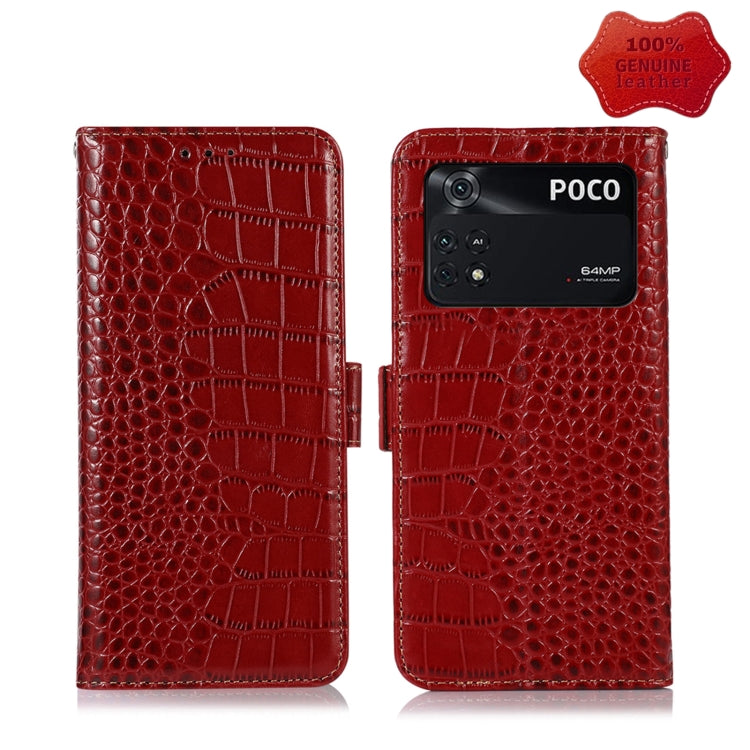 Crocodile Top Layer Cowhide Leather Phone Case, For Xiaomi Redmi 10C / 10 India, For Xiaomi Redmi K40S, For Xiaomi Redmi K50 / K50 Pro, For Xiaomi Redmi K50 Gaming, For Xiaomi Redmi Note 11 4G/11S 4G Global, For Xiaomi Redmi Note 11 Pro 4G / 5G Global ...