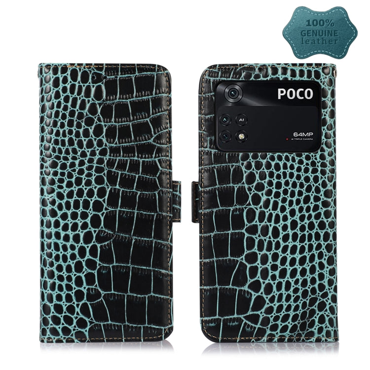 Crocodile Top Layer Cowhide Leather Phone Case, For Xiaomi Redmi 10C / 10 India, For Xiaomi Redmi K40S, For Xiaomi Redmi K50 / K50 Pro, For Xiaomi Redmi K50 Gaming, For Xiaomi Redmi Note 11 4G/11S 4G Global, For Xiaomi Redmi Note 11 Pro 4G / 5G Global ...