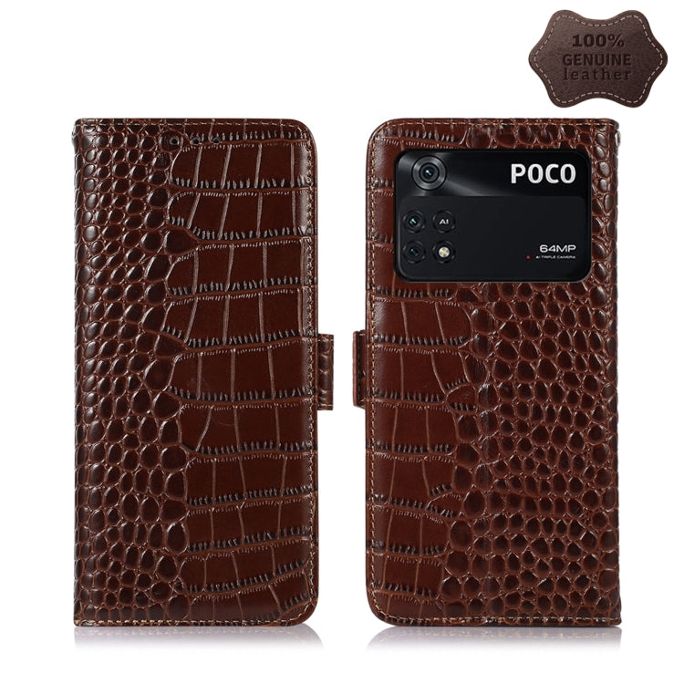 Crocodile Top Layer Cowhide Leather Phone Case, For Xiaomi Redmi 10C / 10 India, For Xiaomi Redmi K40S, For Xiaomi Redmi K50 / K50 Pro, For Xiaomi Redmi K50 Gaming, For Xiaomi Redmi Note 11 4G/11S 4G Global, For Xiaomi Redmi Note 11 Pro 4G / 5G Global ...