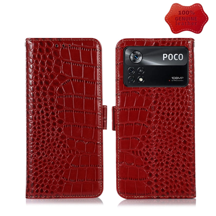 Crocodile Top Layer Cowhide Leather Phone Case, For Xiaomi Redmi 10C / 10 India, For Xiaomi Redmi K40S, For Xiaomi Redmi K50 / K50 Pro, For Xiaomi Redmi K50 Gaming, For Xiaomi Redmi Note 11 4G/11S 4G Global, For Xiaomi Redmi Note 11 Pro 4G / 5G Global ...