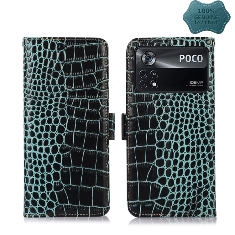 Crocodile Top Layer Cowhide Leather Phone Case, For Xiaomi Redmi 10C / 10 India, For Xiaomi Redmi K40S, For Xiaomi Redmi K50 / K50 Pro, For Xiaomi Redmi K50 Gaming, For Xiaomi Redmi Note 11 4G/11S 4G Global, For Xiaomi Redmi Note 11 Pro 4G / 5G Global ...