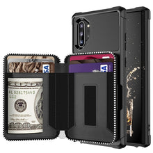 Load image into Gallery viewer, Zipper Wallet Card Bag PU Back Phone Case, For Samsung Galaxy S20, For Samsung Galaxy S20+, For Samsung Galaxy S20 Ultra, For Samsung Galaxy Note10