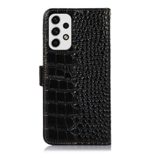 Load image into Gallery viewer, Crocodile Top Layer Cowhide Leather Phone Case, For Samsung Galaxy A23 4G, For Samsung Galaxy A33 5G, For Samsung Galaxy A53 5G, For Samsung Galaxy A73 5G