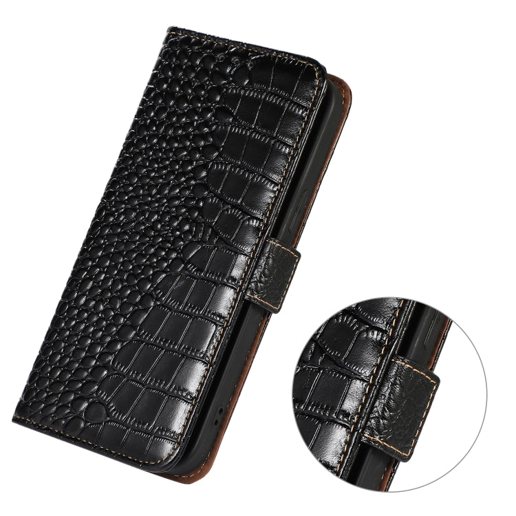Crocodile Top Layer Cowhide Leather Phone Case, For Samsung Galaxy A23 4G, For Samsung Galaxy A33 5G, For Samsung Galaxy A53 5G, For Samsung Galaxy A73 5G