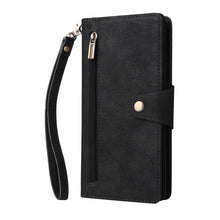 Load image into Gallery viewer, Rivet Buckle 9 Cards Three Fold Leather Phone Case, For Samsung Galaxy Note10 Lite, For Samsung Galaxy Note10+, For Samsung Galaxy Note20 Ultra, For Samsung Galaxy S8, For Samsung Galaxy S9, For Samsung Galaxy S9+, For Samsung Galaxy S10               ...