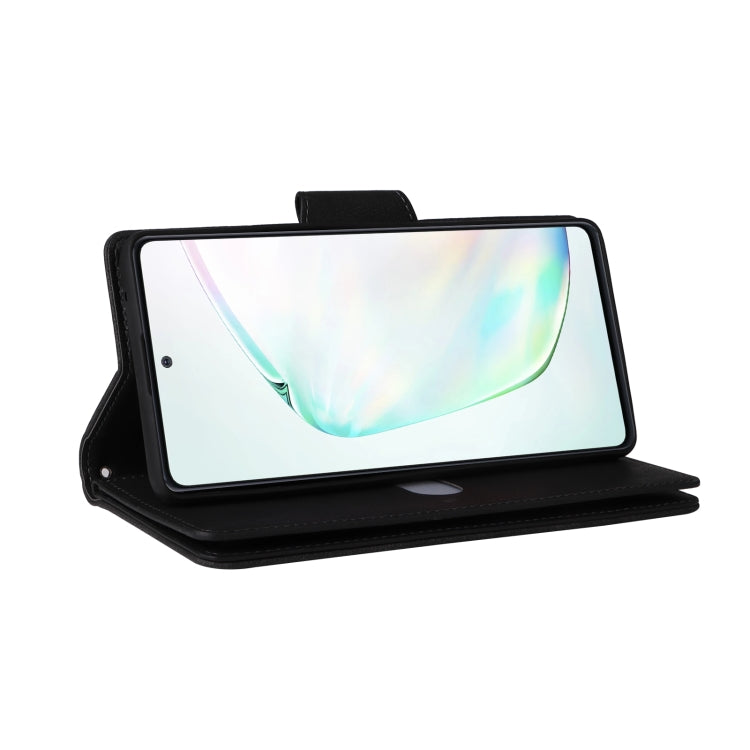 Rivet Buckle 9 Cards Three Fold Leather Phone Case, For Samsung Galaxy Note10 Lite, For Samsung Galaxy Note10+, For Samsung Galaxy Note20 Ultra, For Samsung Galaxy S8, For Samsung Galaxy S9, For Samsung Galaxy S9+, For Samsung Galaxy S10               ...