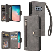 Load image into Gallery viewer, Rivet Buckle 9 Cards Three Fold Leather Phone Case, For Samsung Galaxy S10e, For Samsung Galaxy S20, For Samsung Galaxy S20 FE 5G, For Samsung Galaxy S20+, For Samsung Galaxy S21 5G, For Samsung Galaxy S21 FE 5G, For Samsung Galaxy S21+                ...