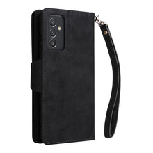 Load image into Gallery viewer, Rivet Buckle 9 Cards Three Fold Leather Phone Case, For Samsung Galaxy A82, For Samsung Galaxy Note9, For Samsung Galaxy Note10