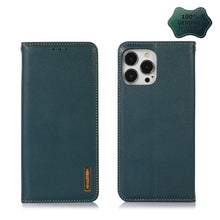Load image into Gallery viewer, KHAZNEH Nappa Top Layer Cowhide Leather Phone Case, For iPhone 13 Pro, For iPhone 13 Pro Max, For iPhone 12 Pro Max