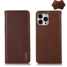 Load image into Gallery viewer, KHAZNEH Nappa Top Layer Cowhide Leather Phone Case, For iPhone 13 Pro, For iPhone 13 Pro Max, For iPhone 12 Pro Max