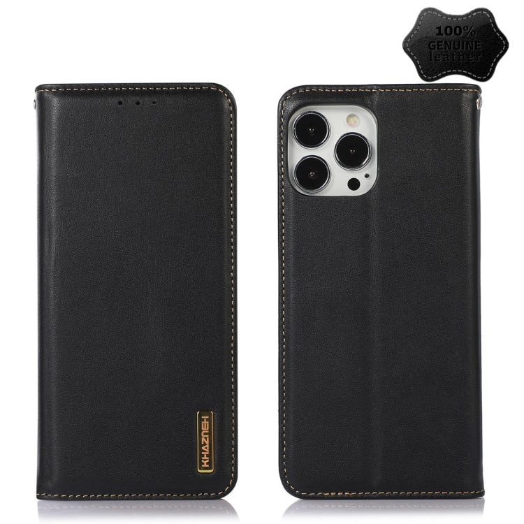 KHAZNEH Nappa Top Layer Cowhide Leather Phone Case, For iPhone 13 Pro, For iPhone 13 Pro Max, For iPhone 12 Pro Max