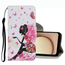 Load image into Gallery viewer, Coloured Drawing Pattern Leather Phone Case, For Samsung Galaxy A02s US Version, For Samsung Galaxy A03s, For Samsung Galaxy A13