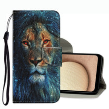 Load image into Gallery viewer, Coloured Drawing Pattern Leather Phone Case, For Samsung Galaxy A02s US Version, For Samsung Galaxy A03s, For Samsung Galaxy A13