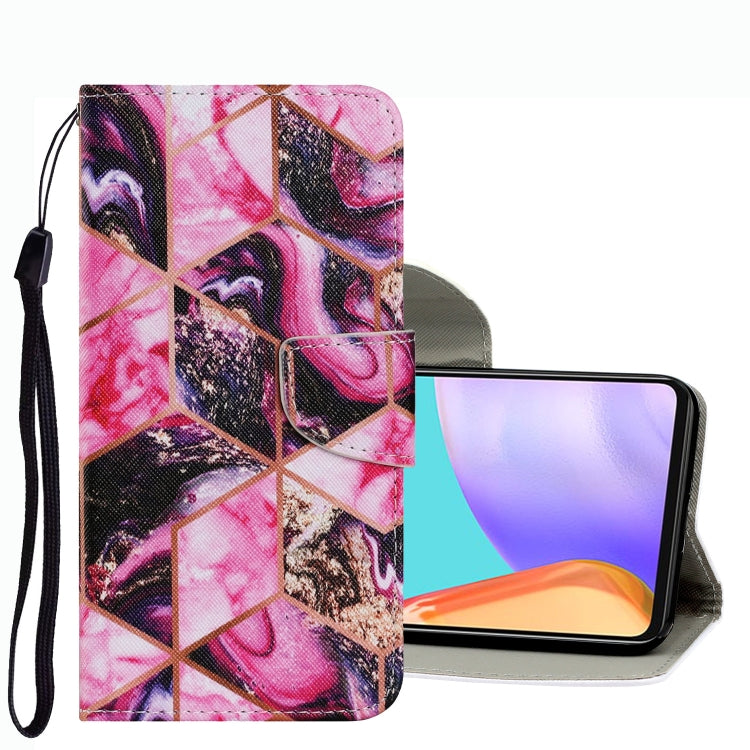 Coloured Drawing Pattern Leather Phone Case, For Samsung Galaxy A33, For Samsung Galaxy A42 5G, For Samsung Galaxy A53