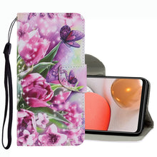 Load image into Gallery viewer, Coloured Drawing Pattern Leather Phone Case, For Samsung Galaxy A33, For Samsung Galaxy A42 5G, For Samsung Galaxy A53