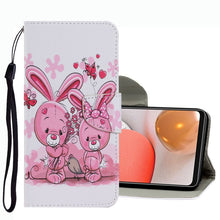Load image into Gallery viewer, Coloured Drawing Pattern Leather Phone Case, For Samsung Galaxy A33, For Samsung Galaxy A42 5G, For Samsung Galaxy A53