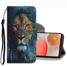 Load image into Gallery viewer, Coloured Drawing Pattern Leather Phone Case, For Samsung Galaxy A33, For Samsung Galaxy A42 5G, For Samsung Galaxy A53