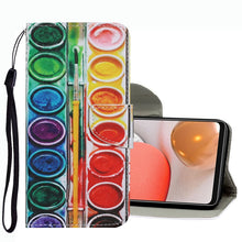 Load image into Gallery viewer, Coloured Drawing Pattern Leather Phone Case, For Samsung Galaxy A33, For Samsung Galaxy A42 5G, For Samsung Galaxy A53